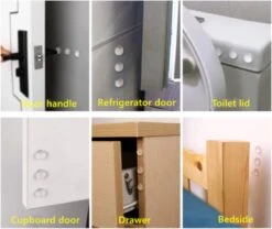 FSW-Products - 50 Stuks - Siliconen Buffers - 9mm Dia - 2mm Dik - Schokdempers - Zelfklevend - Deurbuffer - Deurstopper - Ladekast - Closetbuffer - Glazen Tafel - Meubelonderzetter - Stootdoppen - Geluidsdempers - WC Buffer - Toilet - Transparant -WerkPro Verkoopwinkel 1200x1011 10