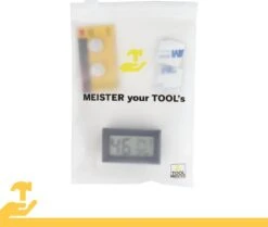 Tool Meister TM1 – Hygrometer & Thermometer - Binnen/Buiten/Koelkast – Digitaal -Zwart - Incl Batterijen 22 Tool Meister TM1 – Hygrometer & Thermometer - Binnen/Buiten/Koelkast – Digitaal -Zwart - Incl Batterijen -WerkPro Verkoopwinkel 1200x1016 9