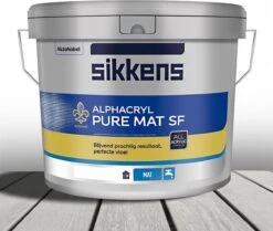 Sikkens Alphacryl Pure Mat SF 10 Liter - Wit -WerkPro Verkoopwinkel 1200x1017 8