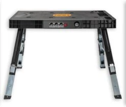 FUXTEC Werkbank - 5in1 - Universele Werkbank, Werkplatform, Steiger, Zaagbok, Transportrol En Werkplaatsrolbord In één - FX-WB -WerkPro Verkoopwinkel 1200x1020 12
