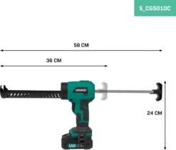 VONROC Accu Kitspuit 20V - Duwkracht 1.18kN/120kg - Met Variabele Snelheidsregeling - Geschikt Voor Alle Gangbare Kitpatronen - Incl. 2.0Ah Accu En Snellader 7 VONROC Accu Kitspuit 20V - Duwkracht 1.18kN/120kg - Met Variabele Snelheidsregeling - Geschikt Voor Alle Gangbare Kitpatronen - Incl. 2.0Ah Accu En Snellader -WerkPro Verkoopwinkel 1200x1021 13