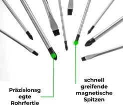 TOOLZILLA 10-delige Magnetische Schroevendraaierset Voor Alle Toepassingen - 3 Verschillende Modellen Voor Doe-het-zelvers, Met Platte Punt En Kruispunt Van Hoogwaardig Chroom-vanadium. -WerkPro Verkoopwinkel 1200x1022 8
