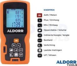ALDORR Tools - Professionele Laserafstandmeter - 100 Meter Bereik - Uitgebreide Meetopties -WerkPro Verkoopwinkel 1200x1024 10