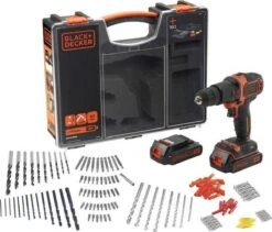 Black & Decker BLACK+DECKER BDCHD18BOA-QW Schroef- En Klopboormachine - 18V - Incl. 2 Accu's En Lader