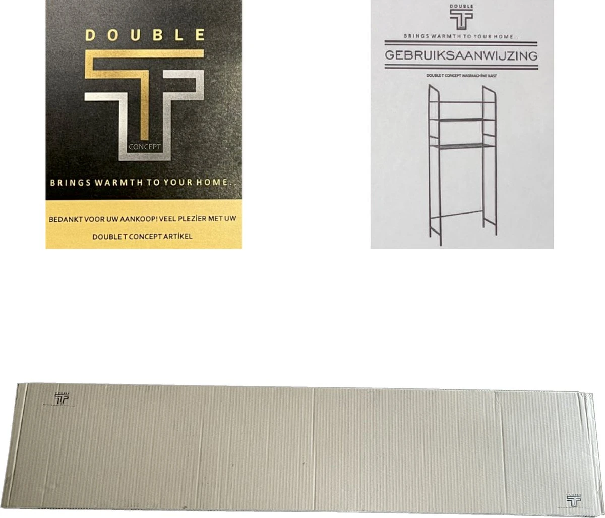 Double T Concept® Wasmachinekast – Opbergrek – Wc Kastje - Badkamer Rek - Opbergkast - 68x22x160cm 7 Double T Concept® Wasmachinekast – Opbergrek – Wc Kastje - Badkamer Rek - Opbergkast - 68x22x160cm - Afbeelding 5