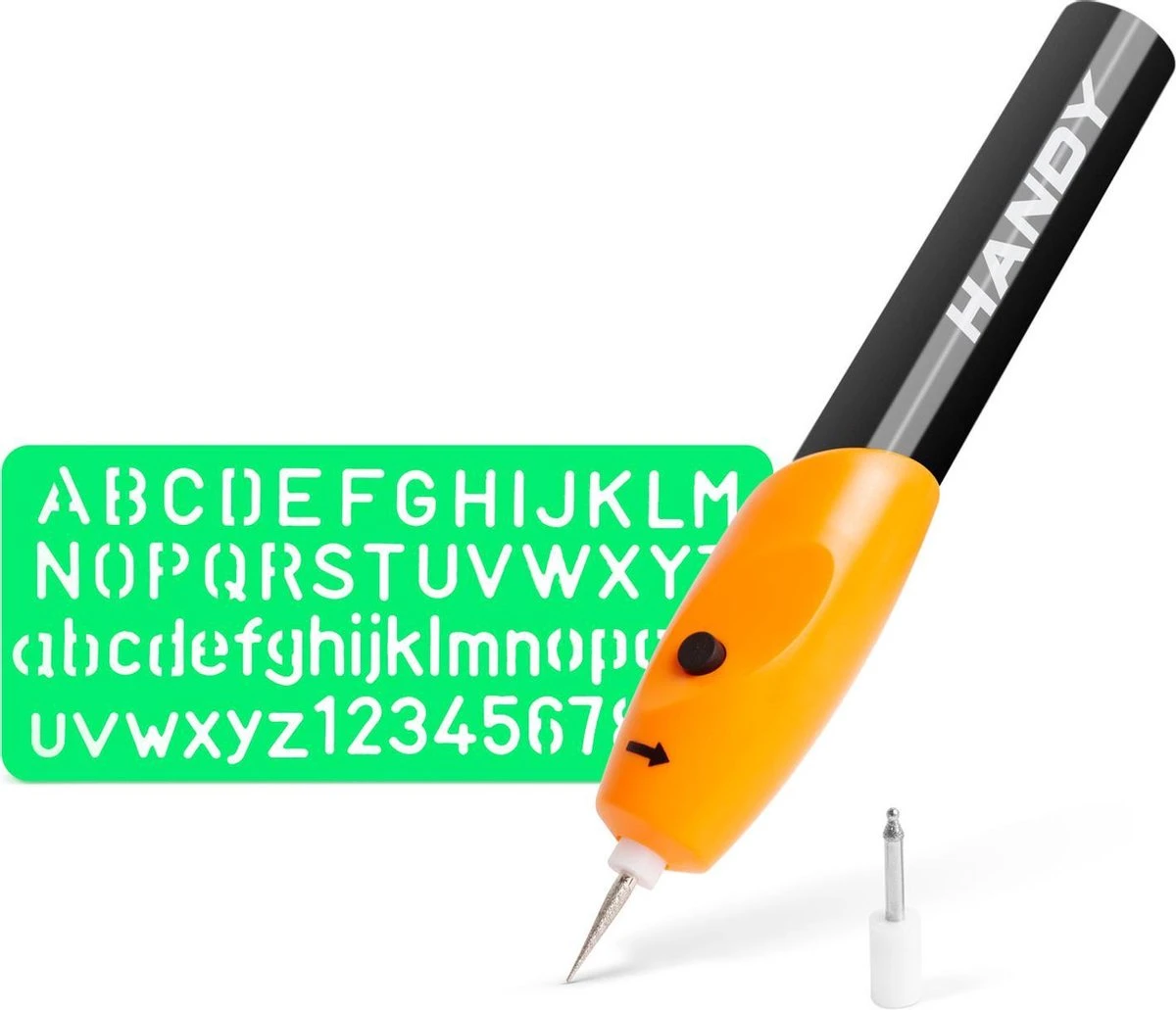 Handy - Draadloze Graveerpen / Graveermachine / Graveerset Op Batterijen (inclusief) 5 Handy - Draadloze Graveerpen / Graveermachine / Graveerset Op Batterijen (inclusief) - Afbeelding 3