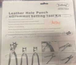 Ariko Revolvertang 203-delige Set - Ponstang - Oogjestang - Ringetjestang - Gaatjestang - Zeilringtang - Drukknooptang - Riemen & Leer - Met Benodigdheden -WerkPro Verkoopwinkel 1200x1033 12