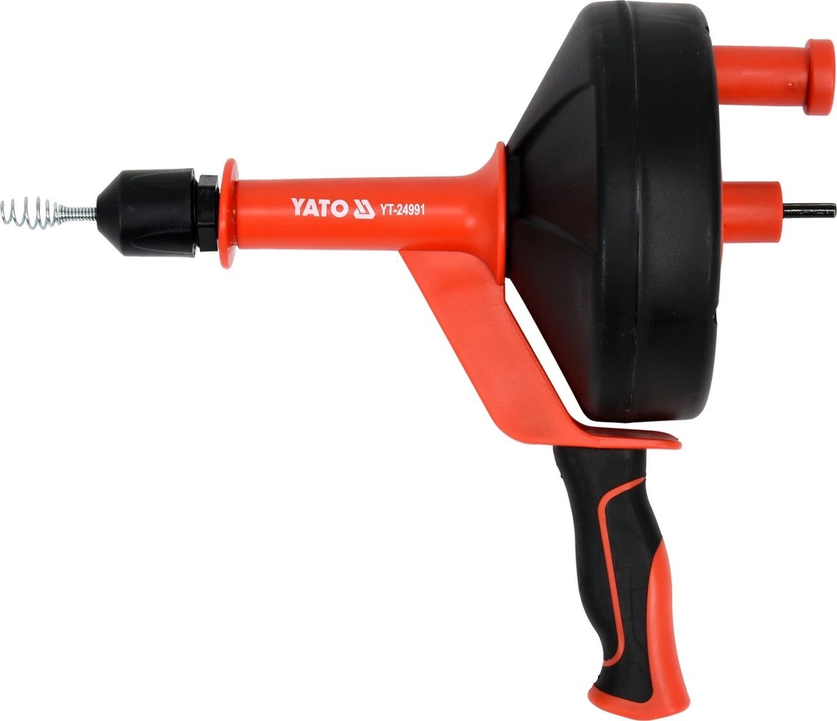 YATO Booraangedreven Afvoerpijpontstopper - 7,6m 3 YATO Booraangedreven Afvoerpijpontstopper - 7,6m