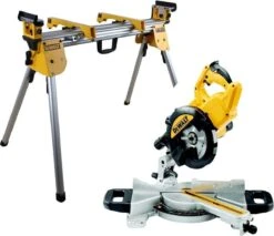 DeWalt DWS774SET Afkortzaag Met XPS + DE7033 Onderstel -WerkPro Verkoopwinkel 1200x1036 5