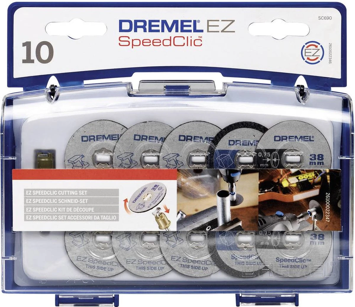 Dremel EZ SpeedClic Accessoireset - SC690 8 Dremel EZ SpeedClic Accessoireset - SC690 - Afbeelding 6