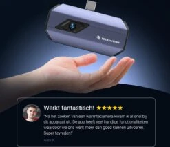 Techweise Warmtebeeldcamera Voor Android - -20ºC Tot +550ºC - 256x192 Pxs - Warmtecamera - Verlengde Garantie -WerkPro Verkoopwinkel 1200x1037 6
