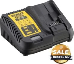 DeWALT DCB115-QW Binnen Zwart, Geel Batterij-oplader
