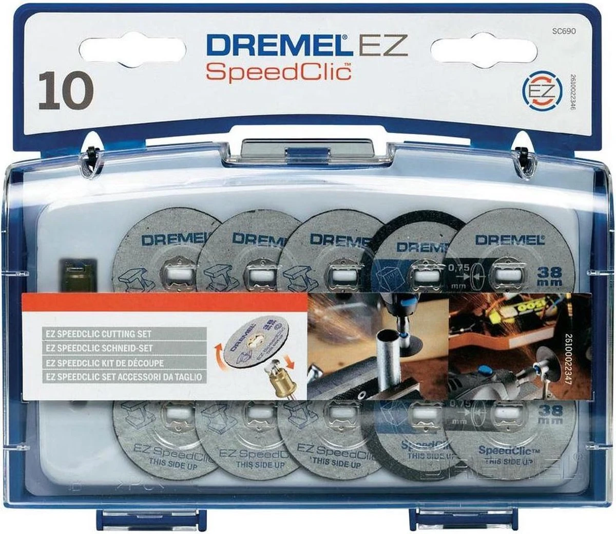 Dremel EZ SpeedClic Accessoireset - SC690 3 Dremel EZ SpeedClic Accessoireset - SC690