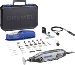 Dremel 4250 Multitool - Roterend - Incl. 45 Accessoires, 3 Hulpstukken, 2 Opbergoplossingen En Opbergkoffer