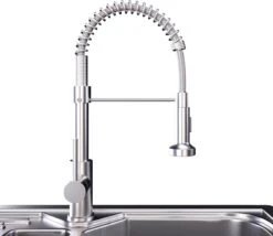 Noswo Keukenkraan Met Uittrekbare Uitloop - Keukenmengkraan - Flexibele Slang - Chrome -WerkPro Verkoopwinkel 1200x1042 2