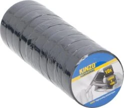 10 Rollen Isolatie Tape - 18 Mm X 10 Meter - Isolerende Tape Zwart