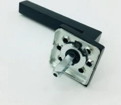 Merkloos Alles Industrieel Zwarte Vierkante Deurklink - Zwarte Vierkante Klink - Zwart Vierkante Deurbeslag - Alles Industrieel -WerkPro Verkoopwinkel 1200x1044 6