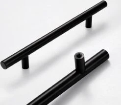 T-greep Zwart 200mm SET 5 Stuks - Hartafstand 128mm - Zwart - Meubelgreep Zwart - Keukengreep Zwart - Greep Zwart - Deurgreep - Handgreep Keukenkastjes - Keukenkast - Handgrepen Kast - Meubelgrepen - Handgrepen Voor Deurtjes - Inclusief Schroeven -WerkPro Verkoopwinkel 1200x1045 10