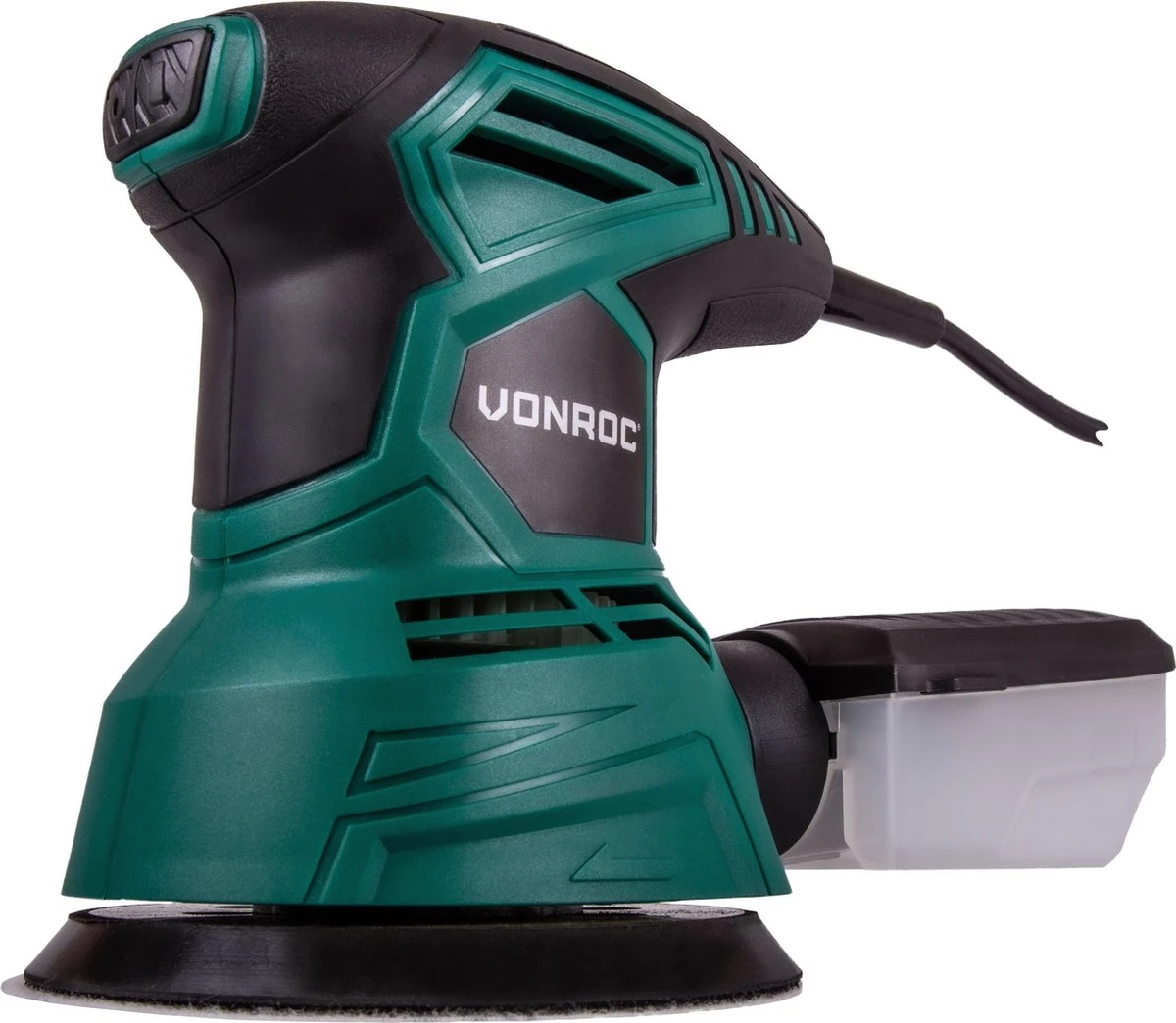 VONROC Excentrische Schuurmachine – 300W - Ø125mm – Met Stofopvangbox & 12 Stuks Schuurpapier 12 VONROC Excentrische Schuurmachine – 300W - Ø125mm – Met Stofopvangbox & 12 Stuks Schuurpapier - Afbeelding 10