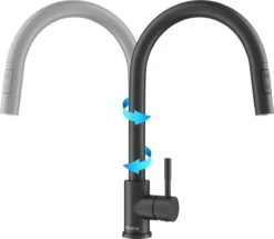 Keukenkraan Met Uittrekbare Uitloop - Handdouche - Uittrekbaar - Mengkraan - Zwart - RVS 15 Keukenkraan Met Uittrekbare Uitloop - Handdouche - Uittrekbaar - Mengkraan - Zwart - RVS -WerkPro Verkoopwinkel 1200x1046 7