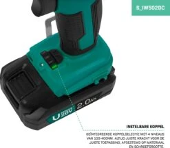 VONROC Accu Slagmoersleutel 20V – 4 Standen: 100/200/300/400Nm - Incl. 4 Moerdoppen – Geschikt Voor Het Verwisselen Van Wielbouten En -moeren - Incl. 2.0Ah Accu En Snellader -WerkPro Verkoopwinkel 1200x1049 5