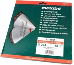 Metabo 628061000 Precision Cut Cirkelzaagblad - 254 X 30 X 48T - Hout 10 Metabo 628061000 Precision Cut Cirkelzaagblad - 254 X 30 X 48T - Hout -WerkPro Verkoopwinkel 1200x1050 1