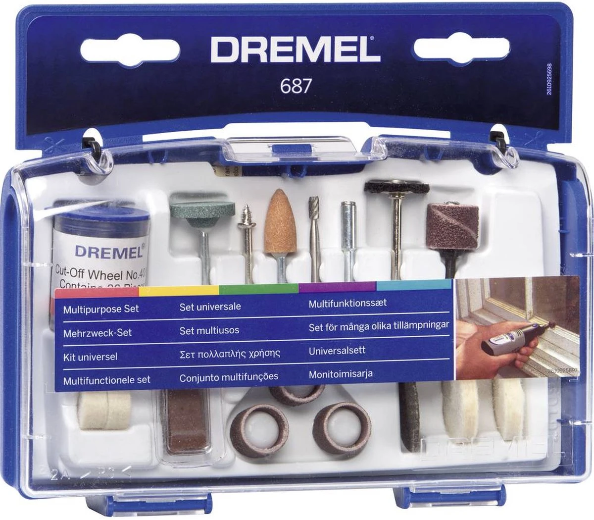 Dremel 687 Multifunctionele Set - Multitool Accessoireset 8 Dremel 687 Multifunctionele Set - Multitool Accessoireset - Afbeelding 6