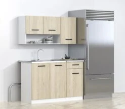 Kleine Keuken 120 Cm – Keukenblok Met Keukenkastjes Spoelbak & Sifon – Keuken Klein – Mini Keuken - Kitchenette – Perfecthomeshop -WerkPro Verkoopwinkel 1200x1053 4
