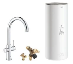 GROHE Red 3IN1 Kokendwaterkraan - C Uitloop - 7L Boiler - Mengventiel - Chroom - 30031001 -WerkPro Verkoopwinkel 1200x1059 6