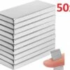 Set Van 50 Supersterke Mini Neodymium Magneetjes - Super Sterke Kleine Magneten - Rechthoekig - Platte Magnets Voor Memobord/Whiteboard - 10x5 Mm - Permanente Magnetische Kracht - Set Van 50 Stuks -WerkPro Verkoopwinkel 1200x1060 7