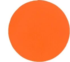 Stip 100 Stuks Oranje ø 90 Mm - Vloersticker Met Gladde Toplaag