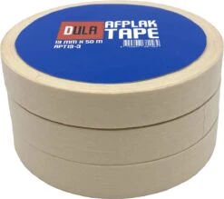 DULA Schilderstape - 19mm X 50m - 3 Stuks Afplaktape -WerkPro Verkoopwinkel 1200x1062 13