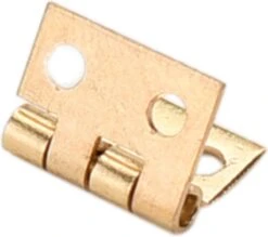 FSW-Products - 20 Stuks - Mini Scharnieren – Met Spijkertjes - Vaste Pen - Scharnier - RVS - Goud - 8x10mm - Deurscharnier - Kastscharnier - Vermessingd -WerkPro Verkoopwinkel 1200x1063 15