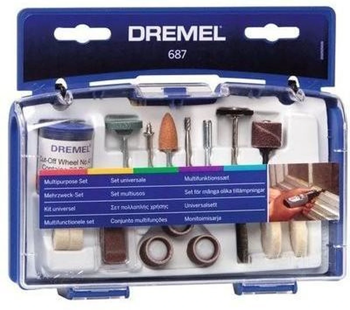 Dremel 687 Multifunctionele Set - Multitool Accessoireset 7 Dremel 687 Multifunctionele Set - Multitool Accessoireset - Afbeelding 5