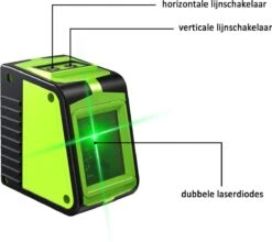 Kruislijnlaser - Groene Laser - Magnetisch Op Te Hangen - Bouwlaser- Waterpas -WerkPro Verkoopwinkel 1200x1068 9