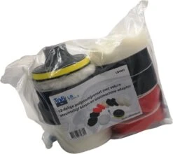 Polijstset Van Ø80 Mm 12 Delige Polijstschijven Set Met Velcro Steunschijf M10 Aansluiting Voor Polijstmachine En Boormachine Adapter Voor O.a. Auto En Koplampen -WerkPro Verkoopwinkel 1200x1069 1