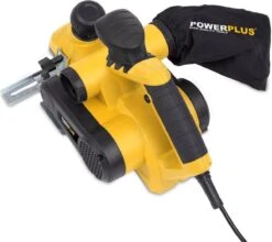 Powerplus POWX1110 Schaafmachine - 900W - Zijgeleider - Schaafdiepte - Breedte Instelling - Opvangzak - Incl. 2 Messen En Opbergkoffer -WerkPro Verkoopwinkel 1200x1069 3