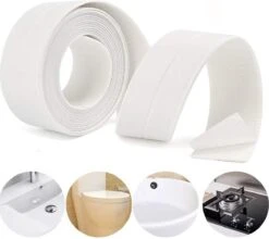 Merkloos Kitstrip - Sanitairstrip - Afdichtingstape - Afdichtstrip - Lekstrip - Douchestrip - Sanitairkit - Grijs - 3.8CM X 3.2M -WerkPro Verkoopwinkel 1200x1071 14