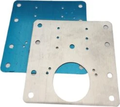 Merkloos Scharnier Reparatie Plaat | Platen | Keukenkast | Kast | Reparatieplaat | Set - Inclusief 12 Schroeven - 2 Stuks