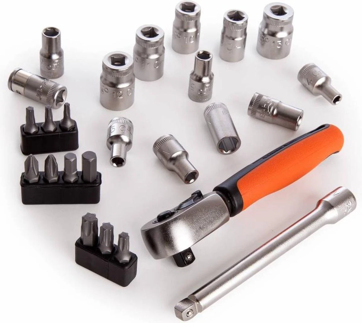 Bahco SL25 Dopsleutelset - 24-delig 1/4 - 504 Gram 7 Bahco SL25 Dopsleutelset - 24-delig 1/4 - 504 Gram - Afbeelding 5