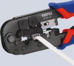 Knipex 975110 Krimptang Voor Westernstekkers - 190mm -WerkPro Verkoopwinkel 1200x1079 4