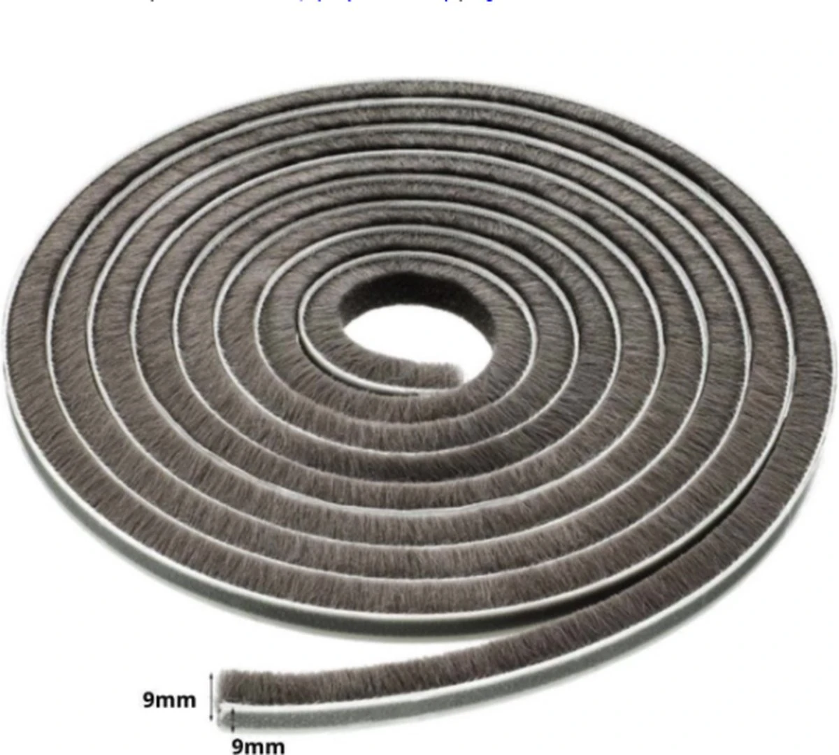 Merkloos Tochtstrips Voor Deuren - Tochtband - Tochtstopper - Raam En Deur - Tochtborstel - Deurborstel Zelfklevend - Grijs - 5M - 9mm 9mm 7 Merkloos Tochtstrips Voor Deuren - Tochtband - Tochtstopper - Raam En Deur - Tochtborstel - Deurborstel Zelfklevend - Grijs - 5M - 9mm 9mm - Afbeelding 5