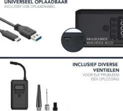 Achaté 4-in-1 Compressor Bandenpomp - Elektrische Fietspomp - Voor Auto, Motor En Fiets -WerkPro Verkoopwinkel 1200x1080