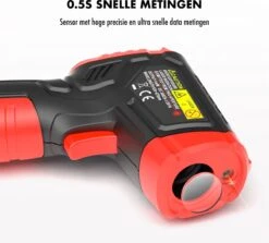 DynaBright Digitale Infrarood Thermometer - Bereik -50 T/m +400 °C - Incl. Batterijen - IR Thermometer - Warmtemeter -WerkPro Verkoopwinkel 1200x1082 5