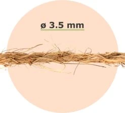Humusziegel Jute Rope Roll - Coconut Fibre Natural Jute Twine String - Strong Brown String For Crafts, Garden 3.5mm - 50m 3.5 Mm / 50 M Roll -WerkPro Verkoopwinkel 1200x1082 7