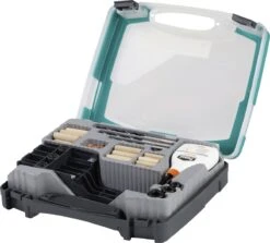 Wolfcraft - Universele Deuvelset - 78-delig - Complete Starterset Voor Allehoutdeuvelverbindingen - Deuvelmal - Boormal - 4645000 -WerkPro Verkoopwinkel 1200x1085 7