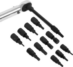 VONROC Momentsleutel ¼” - 265mm - 5-25Nm – Incl. 12-delige Bitset (8 X Inbus, 4 X Torx) En 100mm Verlengstuk - In Stevige Opbergkoffer -WerkPro Verkoopwinkel 1200x1086 16