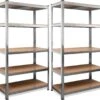 2 Stuks Stellingkast Opbergrek Met 5 Planken - 175x75x30cm - 350kg -WerkPro Verkoopwinkel 1200x1087 11