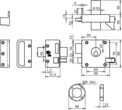 Lips Oplegslot 1753-50 Mm Met Vaste Cilinder D2 SKG** -WerkPro Verkoopwinkel 1200x1087 9