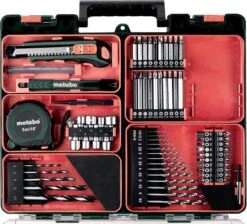 Metabo BS 18 L 18V Li-Ion Accu Schroef-/boormachine Set (2x 2,0Ah Accu) In Koffer Incl. 73-delige Accessoires Set 8 Metabo BS 18 L 18V Li-Ion Accu Schroef-/boormachine Set (2x 2,0Ah Accu) In Koffer Incl. 73-delige Accessoires Set -WerkPro Verkoopwinkel 1200x1089